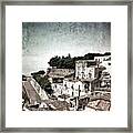 #montesantangelo #panorama #house Framed Print