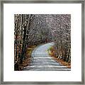 Montgomery Mountain Rd. Framed Print