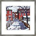 Montreal Scene 02 By Prankearts Framed Print