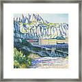 Montserrat Mountain Monastery Framed Print