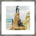 Monument To Mariscal Sucre In  Guayaquil, Ecuador Framed Print