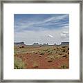 Monument Valley Horizon Framed Print