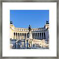 Monumento A Vittorio Emanuele Ii Framed Print