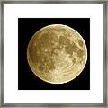 Moon During Eclipse Framed Print