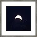 Moon In The Hand Framed Print