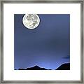Moon Over Ko'olau Framed Print
