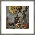 Moon Witch Framed Print