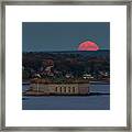 Moonrise Over Ft. Gorges Framed Print