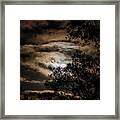 Moonset Canberra Framed Print