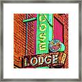 Moose Lodge 943 Framed Print