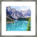 Moraine Beauty Framed Print