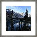 Moraine Lake From The Rockpile Framed Print