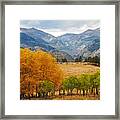 Moraine Park In Rocky Mountain National Park Framed Print
