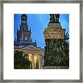 Moret Statue Cadiz Spain Framed Print