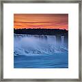 Morning At Niagara Falls Framed Print