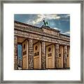 Morning At The Brandenburg Gate Framed Print