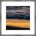 Morning Beach Abstract Framed Print