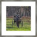 Morning Buggy Ride In Bluebell Pa Framed Print