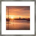 Morning Catch Framed Print