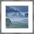 Mountain Fog Framed Print