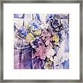 Morning Glories Framed Print