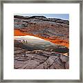 Morning Glory - Mesa Arch - Canyonlands National Park Framed Print