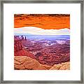 Morning Glow Framed Print