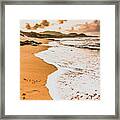 Morning Marine Wash Framed Print