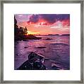 Morning On Isle Royale Framed Print