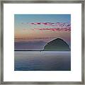 Moro Bay Calm  Pano Framed Print