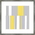 Mosaic Single 2 - Minimalist Abstract Framed Print