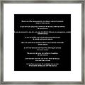 Mother Theresa - Do It Anyway Framed Print