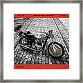 Motorcycle Magazine Bsa Rocket 1965 Framed Print