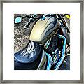 Motorcycle Shadow Sabre 2 Framed Print