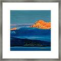 Mount Baker Sunset Framed Print