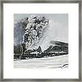 Mount Carmel Eruption Framed Print