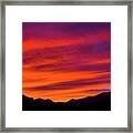 Mount Franklin Purple Sunset Framed Print