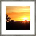 Mount Lassen Sunrise 03 23 15 Ii Framed Print