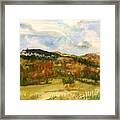 Mount Mohonk New Paltz Autumn Framed Print