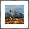 Mount Moran Framed Print