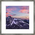 Mount Of The Holy Cross Panorama Framed Print