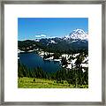 Mount Rainier And Eunice Lake Framed Print
