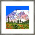 Mount Rainier Framed Print