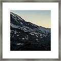 Mount Rainier Sunset Light Panorama Framed Print