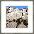 Mount Rushmore I Framed Print