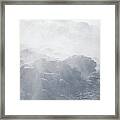 Mount Washington New Hampshire - Whiteout Framed Print