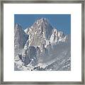 Mount Whitney In March Framed Print