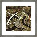 Tommervik Abstract Mountain Bike Art Print Framed Print