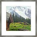 Mountain Cabin Framed Print