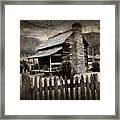 Mountain Cabin Framed Print
